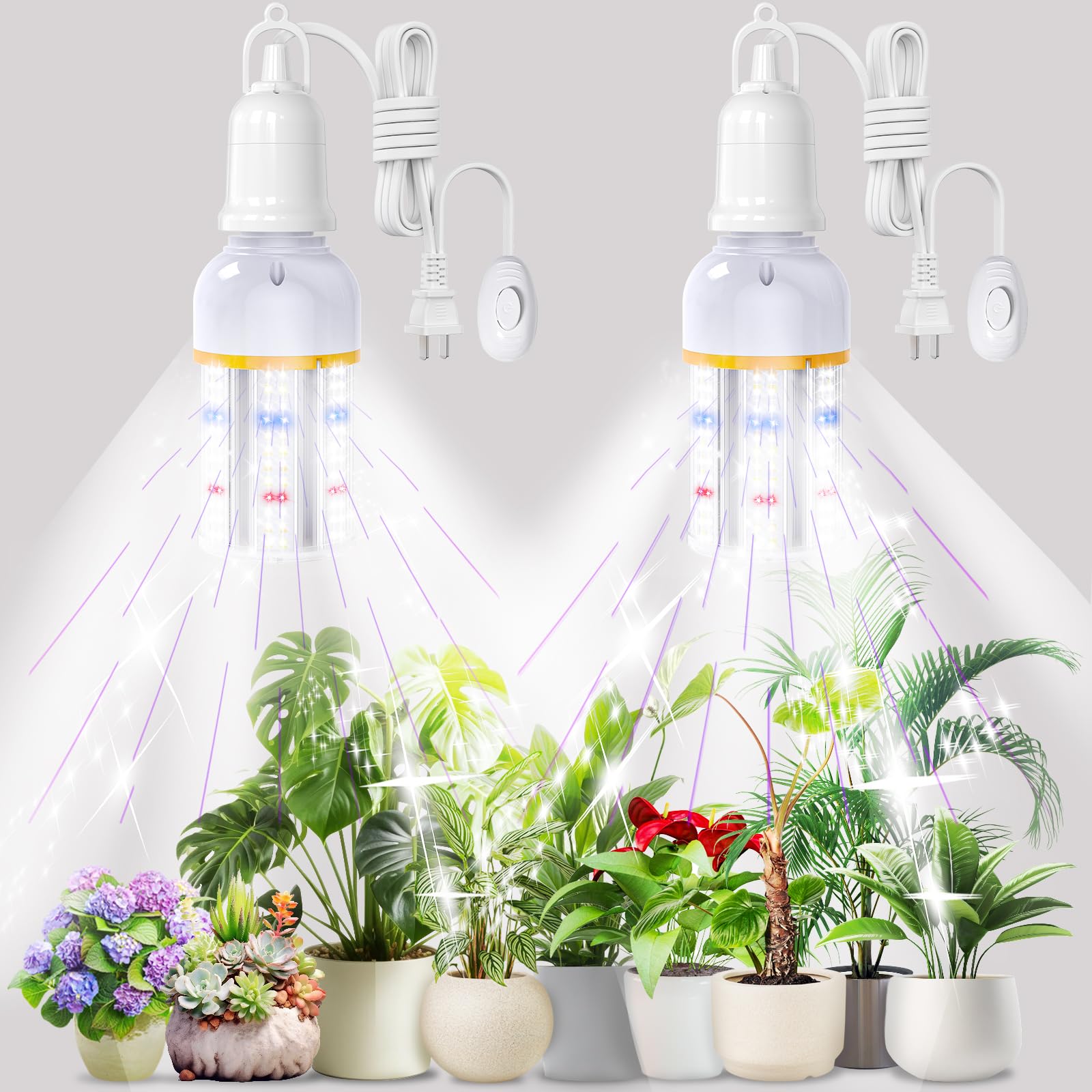 LEAF L POP CENTURY オーランドブルーム Amazon.com : JURDXLED 2 Pack led Grow Light Bulb for Indoor Plants